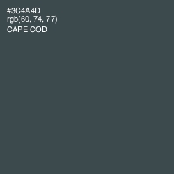 #3C4A4D - Cape Cod Color Image